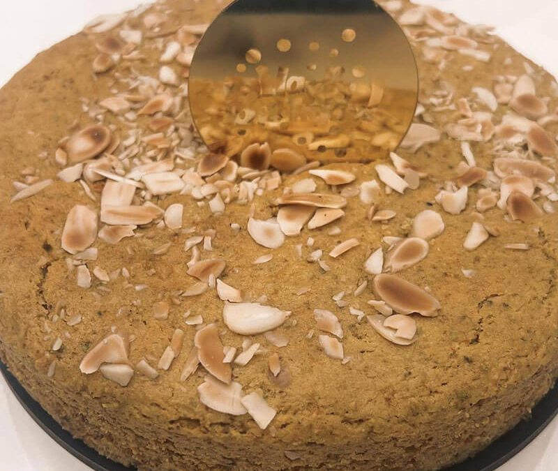 Royal Pistachio Mawa Cake