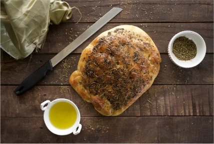 Italian herbs focaccia